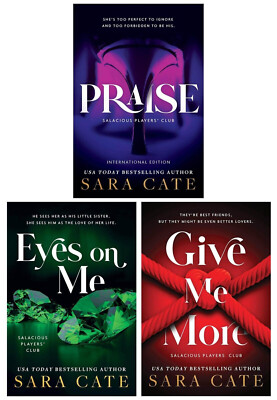 Salacious Players Club Series By Sara Cate 3 Books Collection Set - Fiction - PB