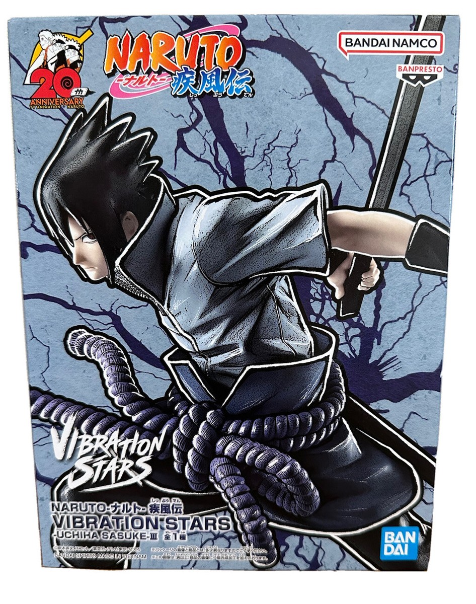 Banpresto Uchiha Sasuke III 3 Figure Naruto Vibration Stars 20th
