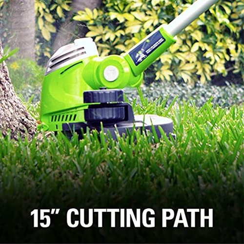 15" Electric String Trimmer Lightweight Design 5.5 Amp Small to Medium Yards New - Picture 5 of 8