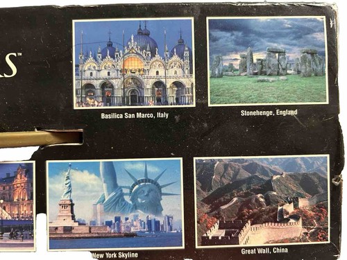 Jigsaw Puzzles 10 Historical Landmarks MT RUSHMORE LIBERTY ITALY PARIS ROME NIB - Picture 9 of 12