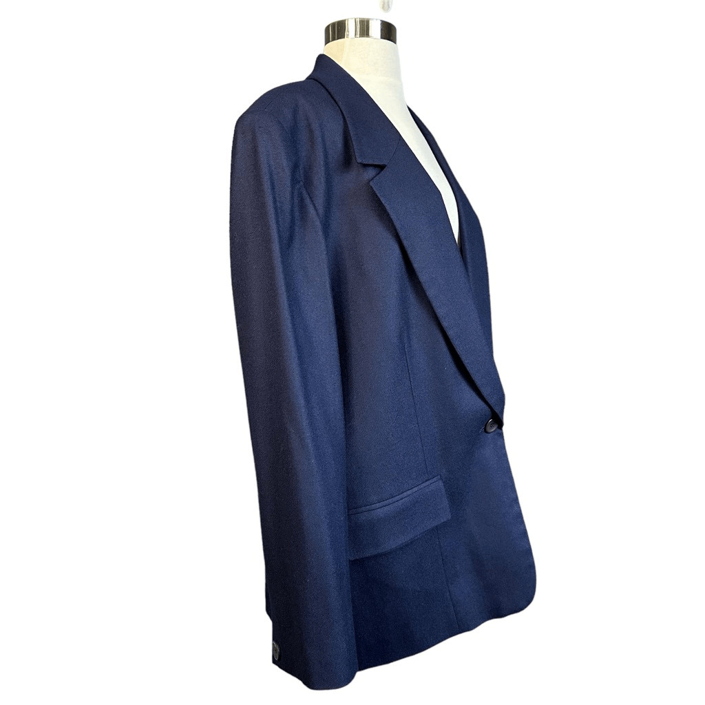 Pendleton 100% Virgin Wool Navy Blazer - image 3