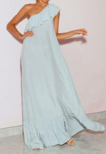 Free People New Size Small S/W/F Beautiful Blue Canter Dress NIB