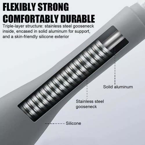 TELESIN Silicone Neck Mount Magnetic Selfie Stick Phone Neck Holder for iPhone - Picture 13 of 14