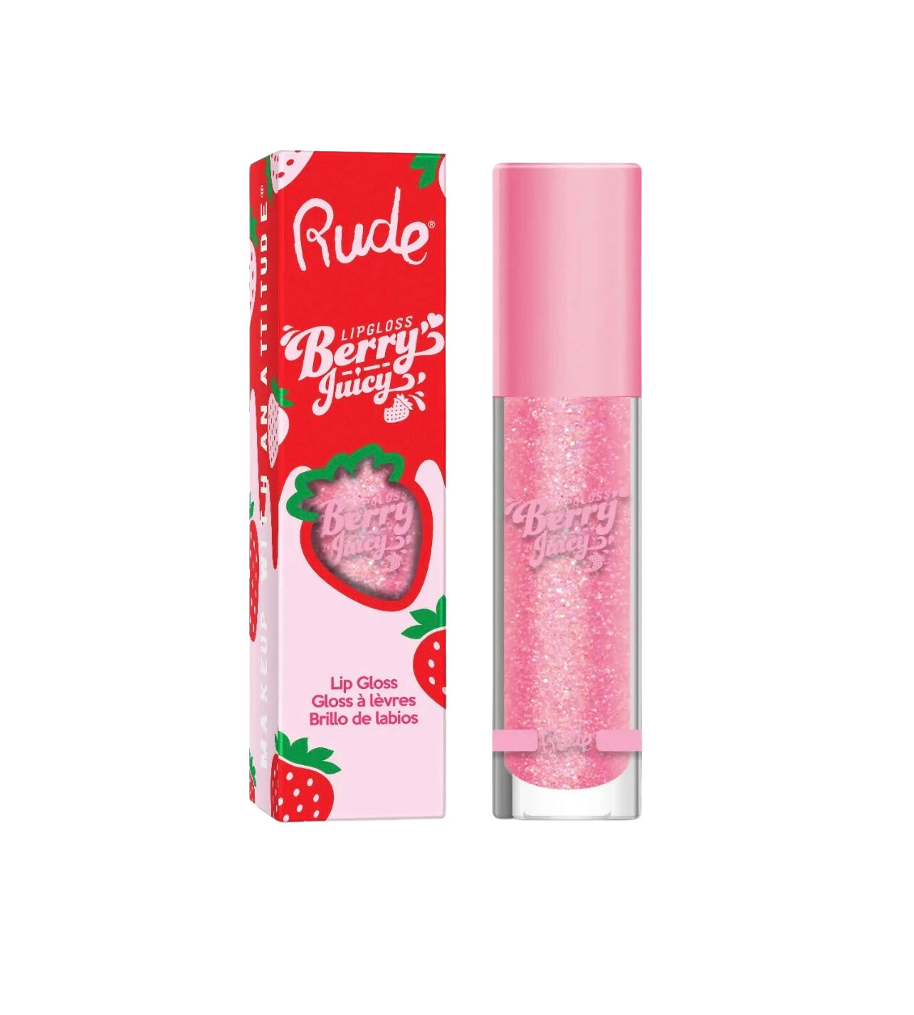 RUDE Berry Juicy Lip Gloss So Fine (3 Pack) ( Ship) for sale online