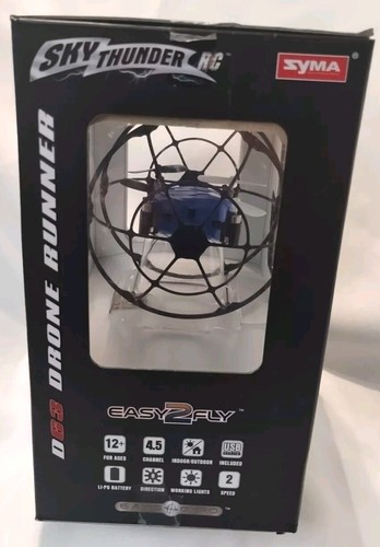 SKY THUNDER RC SYM D63 DRONE RUNNER. 2.4 GHZ RADIO CONTROL W/ DIGITAL REMOTE. - Picture 5 of 6