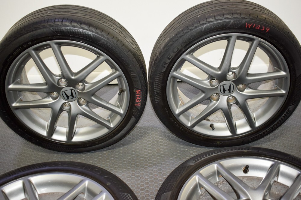 17x7 Offset 55 Honda Accord Euro R CL7 TSX Wheels & Tires Set | 4
