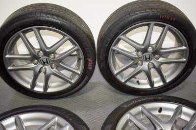 17x7 Offset 55 Honda Accord Euro R CL7 TSX Wheels & Tires Set | 4