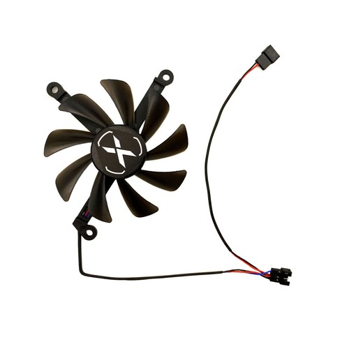 1 Set Graphics Card Fan Gaming OC Fan For XFX RX6700 6700XT 6750XT QICK/MERC - Afbeelding 11 van 20