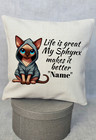 Personalised Sphynx Funny Cat lover cushion cover Christmas gift Birthday Mother