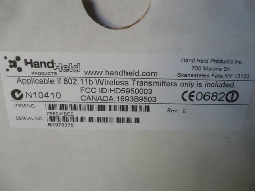 New Honeywell 7850 7850LP-D2-5210E Dolphin Handheld w/Homebase Software - Picture 12 of 12