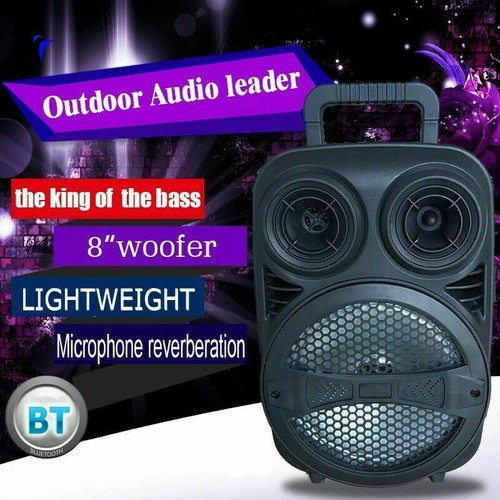 6000W Portable Bluetooth Speaker Sub woofer Heavy Bass Sound System Party & Mic - Picture 31 of 62