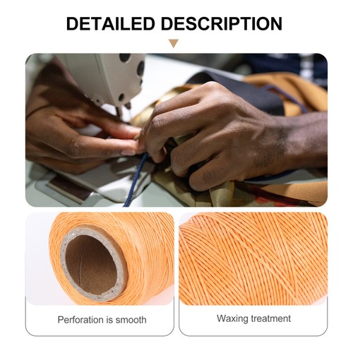 Waxed Cotton Cord Thread Sewing String Cord Sewing Wax Thread - Picture 12 of 12