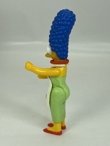 1990 The Simpsons Marge I'd Rather Be Bowling Apron 5" Action Figure Bendable - Picture 5 of 8