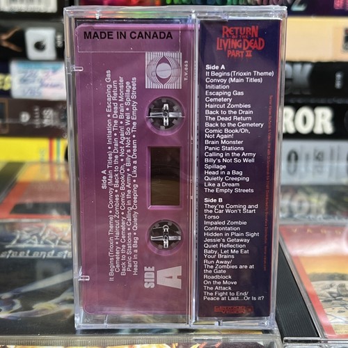 Return of the Living Dead Part 2 Cassette New Terror Vision Ltd Ed. Pink Tape - Picture 6 of 7