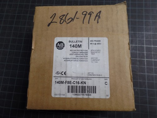 ORIGINAL ALLEN BRADLEY 140M-F83-C16 SCHUTZSCHALTER/MOTORSCHUTZ, NEU IM KARTON, N.O.S - Bild 8 von 11