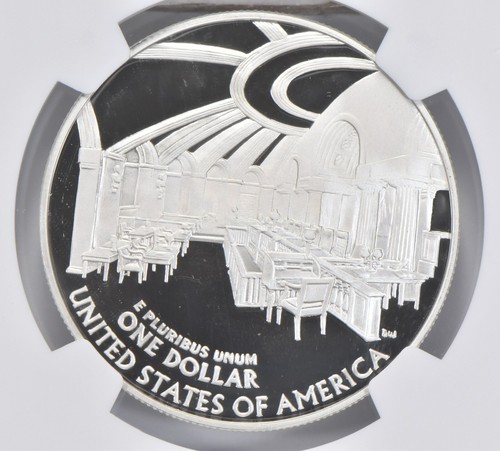 2005 P John Marshall Commemorative Proof Silver Dollar NGC PF70 UCAM - Picture 4 of 5