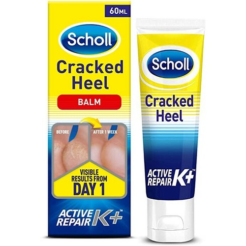 SCHOLL Cracked Heel Repair Cream With Active K+ Proven Foot Care 10PCS X 60ML - Picture 8 of 8