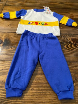 Small Steps Long Sleeve Shirt & Sweat Pants 18 Months. ABC New With Tags