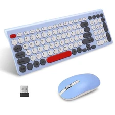 Wireless Keyboard and Mouse Combo Wireless USB Mouse and Computer Keyboard Se...