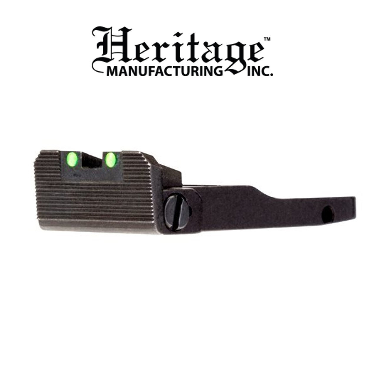 NEW Heritage Rough Rider Adjustable Green Rear Fiber Optic Sight ...