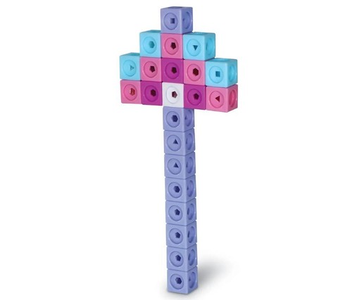 Learning Resources Math Link Cubes Play Learn Activity Set 115 Piece Ages 5+ - Picture 16 of 21