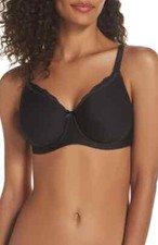 New  70 FREYA Pure Underwire Spacer Foam Nursing Bra 1581, Black; 36G US 