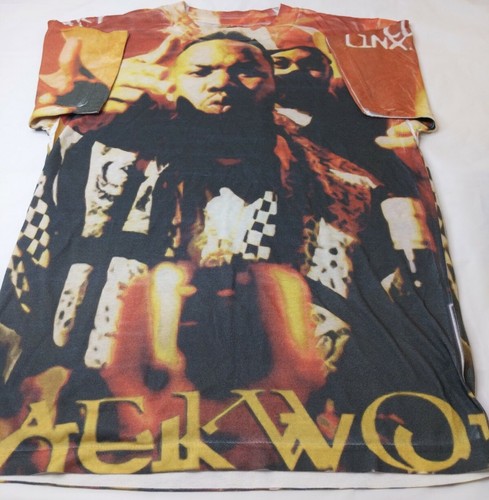 T-shirt stampa intera Wu Tang/Raekwon costruita per linx cubana taglia uomo S ottime condizioni - Foto 10 di 12