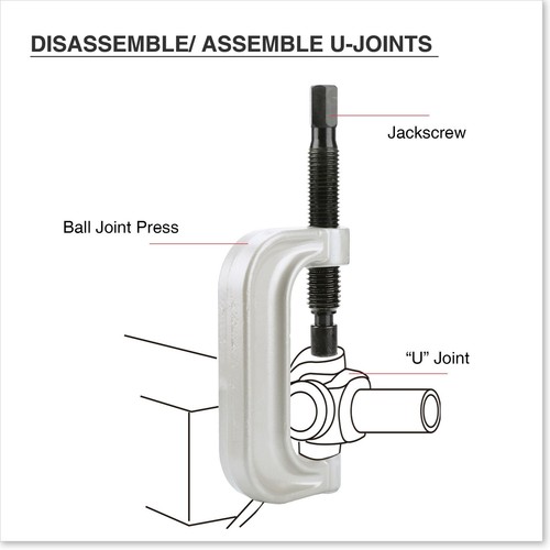 21PC C-PRESS BALL JOINT MASTER SET SERVICE KIT REMOVER INSTALLER 2 4 WD AUTO USA - Picture 7 of 7