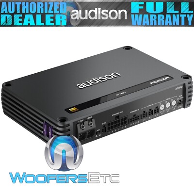 AUDISON AFM6D 6-CHANNEL X 220W RMS CONPONENT SPEAKERS TWEETERS CAR AMPLIFIER NEW