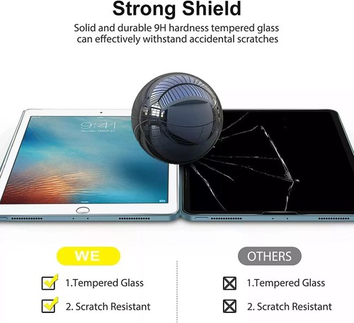 4X Tempered Glass Screen Protector For Apple iPad 10th 9th 8th 7th 6th Gen Air 5 - Picture 3 of 8