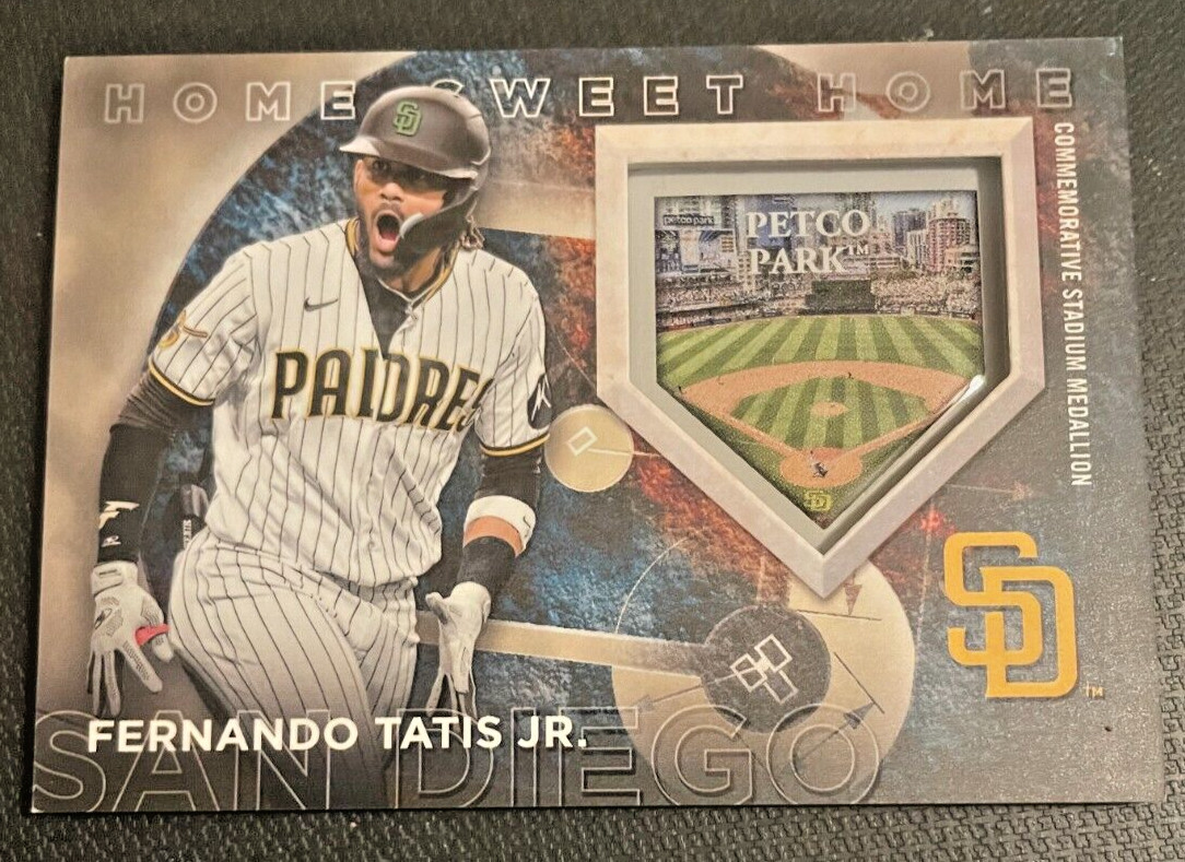 2024 Topps Series 1 Fernando Tatis Jr. Gold /75 Sweet Home Medallion HSH-FT