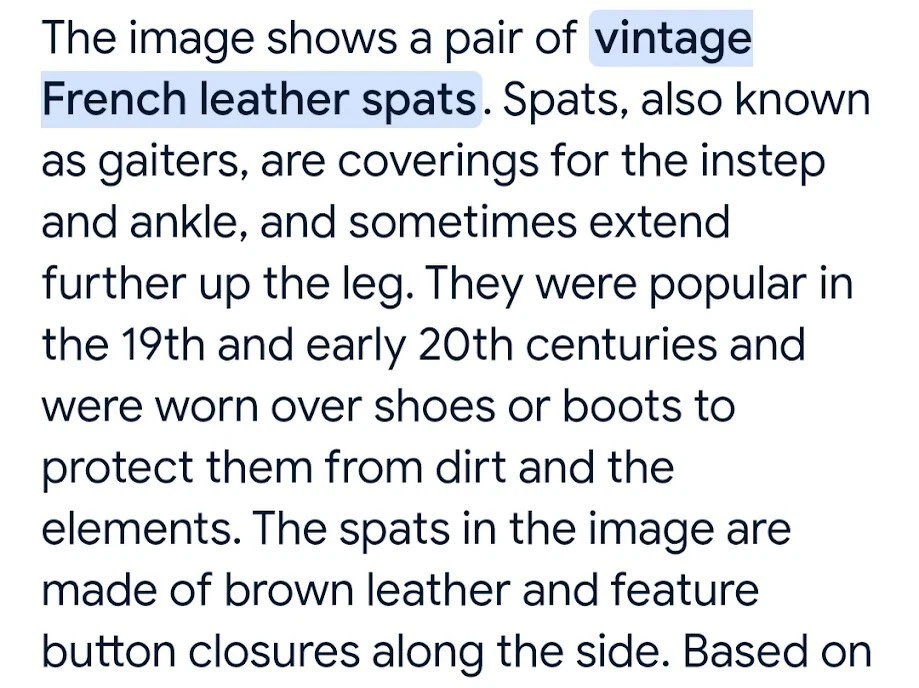 РЕДКИЕ антикварные винтажные французские викторианские кожаные накладки галтовщик фильм Чужестранка Париж - Изображение 2 из 4