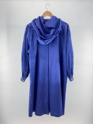 Christian Dior hooded silk Coat silk blue 9 | eBay