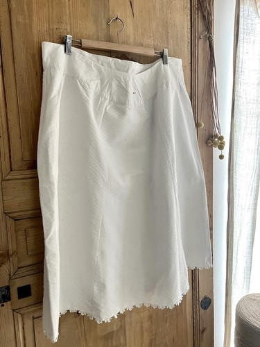 Viktorianische französische DAMASKEN Baumwolle PROVENCE PETTICOAT FLANELL MV mono c1890 - Bild 10 von 24