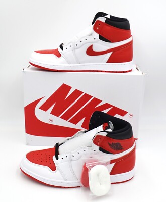NEW AIR JORDAN 1 RETRO HIGH OG MEN'S SHOES SIZE 10.5 HERITAGE RED 555088 161
