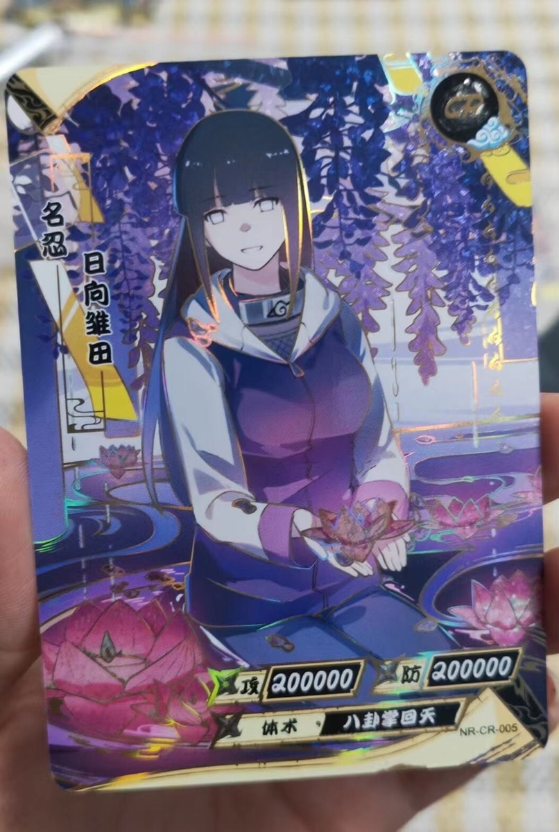KaYou Naruto TCG CCG Trading Card Hyuga Hinata SSP NR-CR-005 super