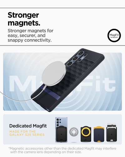 For Galaxy S25/ Plus/ Ultra Case SPIGEN Parallax MagSafe Compatible Slim Cover - Picture 39 of 63