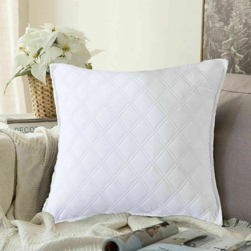 3 PIece Quilted Bedspread Monochorme Bedding Set Single Double King Size Throw - Picture 14 of 14