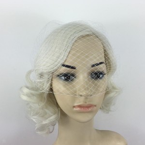 Birdcage Hair Net Face Veil Headdress Wedding Bridal Party Comb