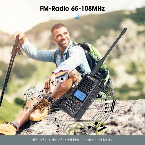 Retevis RA89 Walkie Talkie Dualband VHF/UHF IP68 wasserdicht Zwei-Wege-Funkgerät - Bild 9 von 18