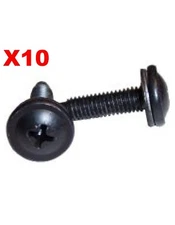 (10) RACK SCREWS 10-32 x 3/4" with WASHER PACK SET OF 10 NEW
