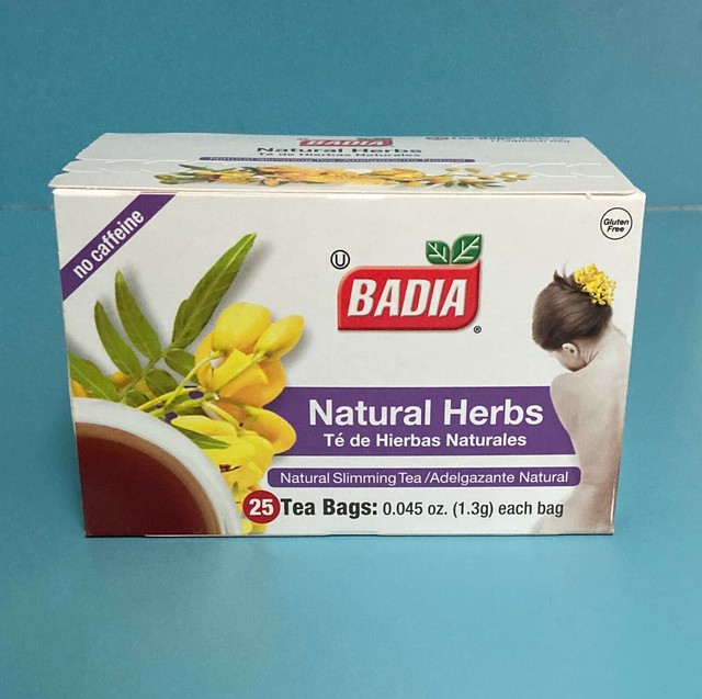 Badia Natural Herbs Slimming Tea. Te De Hierbas Naturales. Adelgazante