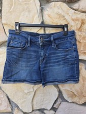 LEVI'S DENIZEN Cuffed Blue Denim Jean Shorts Size 4