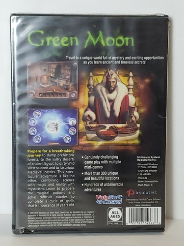 GREEN MOON (2011) PC CD-ROMGame - Hidden Object Puzzle - Windows - Picture 2 of 2