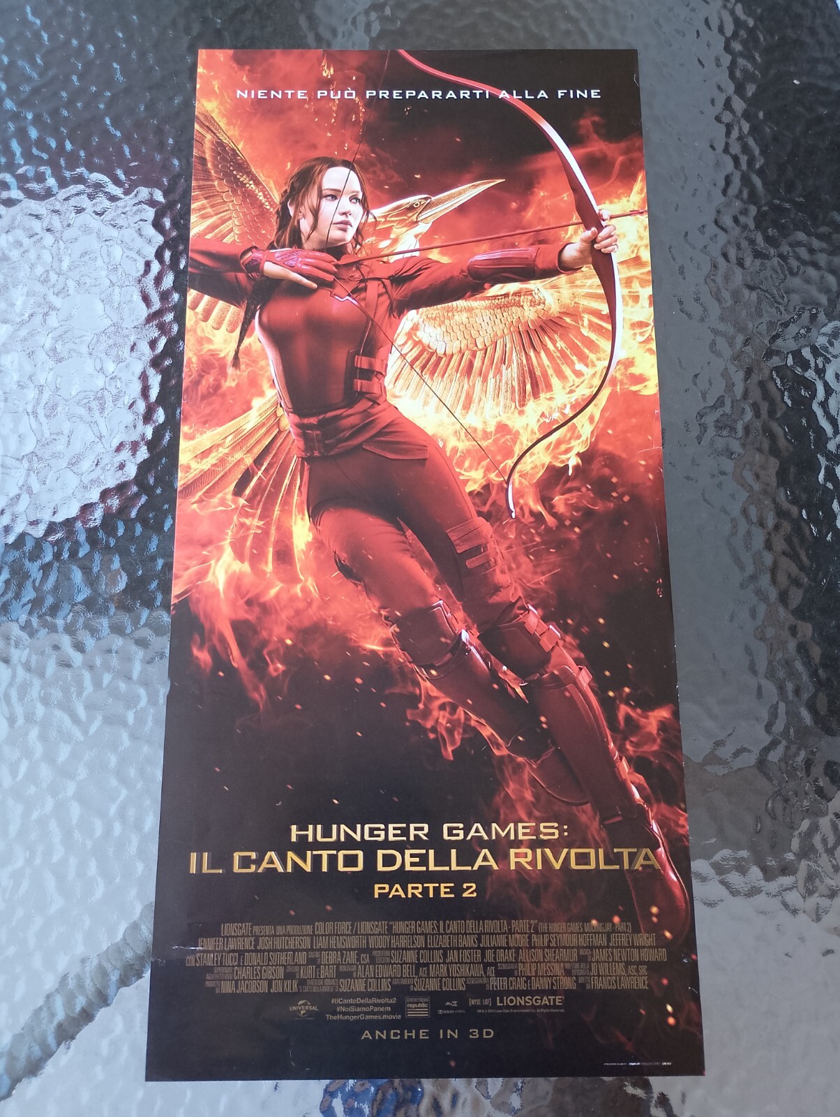 Locandina originale film Hunger Games - Il canto della rivolta - Parte 2 (2015) - Regia di Francis Lawrence