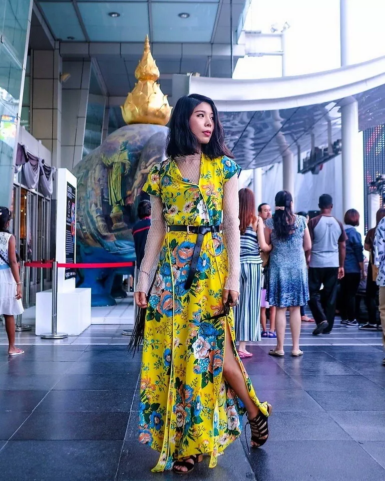 Dvf silk cheap maxi dress
