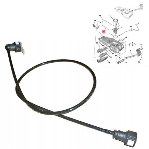 Tuyau Durite Alimentation Additif pour CITROËN C3 PICASSO (SH_) 1.6 HDI - 1507C9 - Imagen 3 de 6