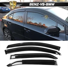 Fits 20-25 Toyota Corolla Sedan Window Visor Rain Sun Guard Deflector Vent 4PC