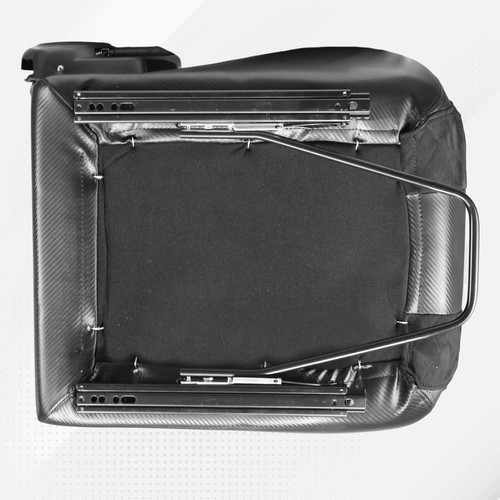 2PCS Universal Sport Racing Seats PVC Leather with 2 Sliders Sport Seats👍🏻 - Picture 7 of 11