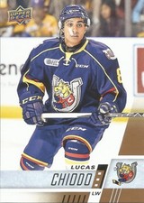 Lucas Chiodo #4 - 2017-18 CHL - Base - Barrie Colts